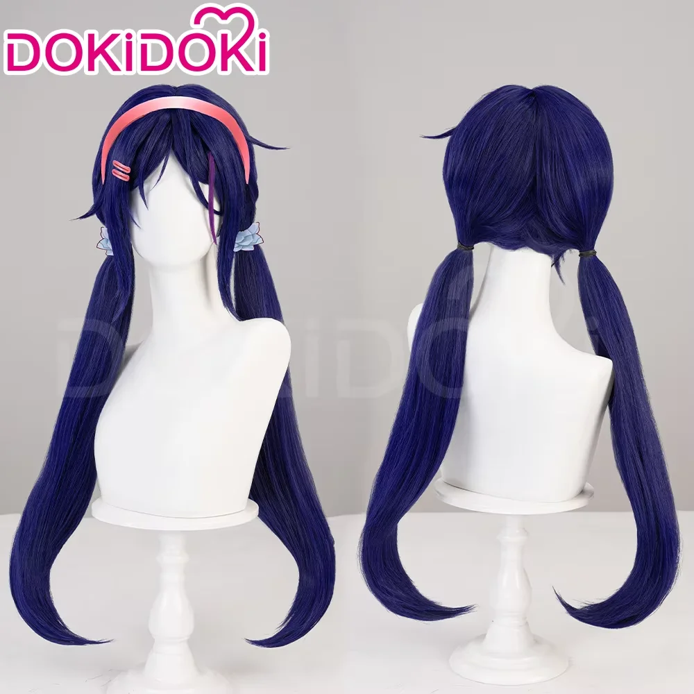 

Mita Wig Game Cosplay Women Dark Blue Long Hair