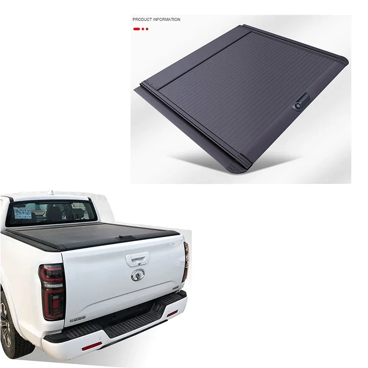 

Retractable tonneau cover Pickup Truck Rear Cover For Ram 1500 Hilux Navara F150 Tonneau