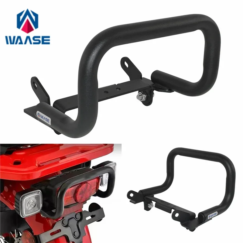 

WAASE Tail Light Bumper Guard Rear Lamp Crash Bar Frame Protector For Honda CT125 Huntercub 125 2020 2021 2022 2023 2024