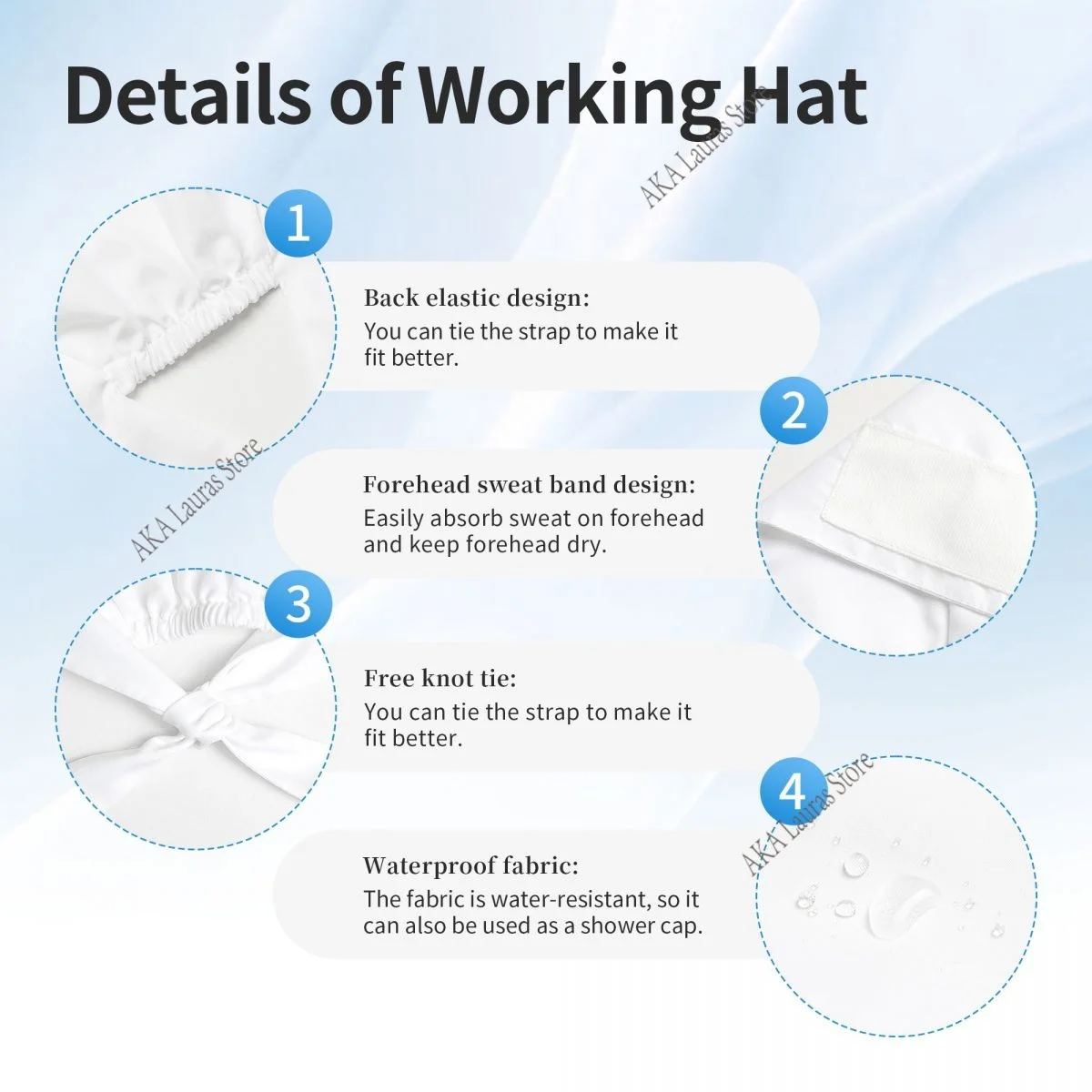 Pet Shop Dolphin Unisex Nursing Scrub Caps Funny Breathable Veterinary Nursing Accessories Anaesthesia Scrub Cap