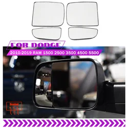 Left Right Side Rearview Mirror Glass Fit For Dodge Ram 1500 2500 3500 4500 5500 2010-2020