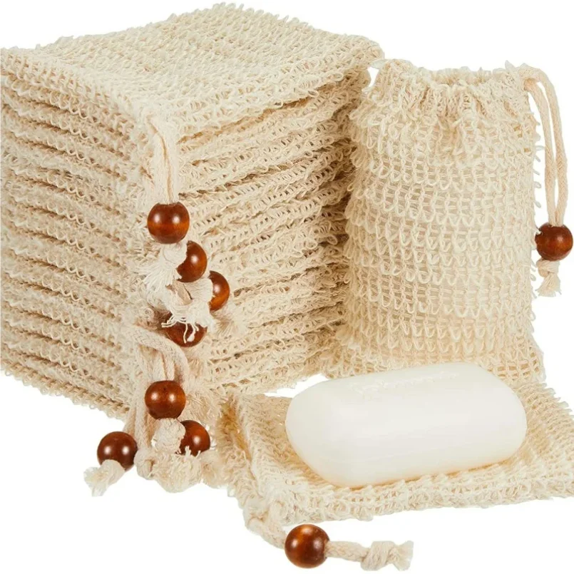 

10pc Soap Foaming Net Mes Bags Shower Bath Soap Bag