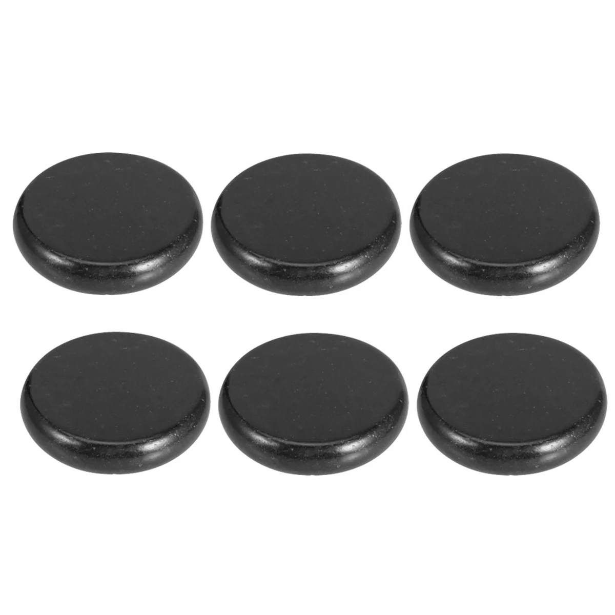 أحجار التدليك، أحجار ساخنة أساسية للتدليك، مجموعة تدليك 6 أحجار ساخنة متوسطة الحجم، أحجار تدليك الصخور الساخنة #2