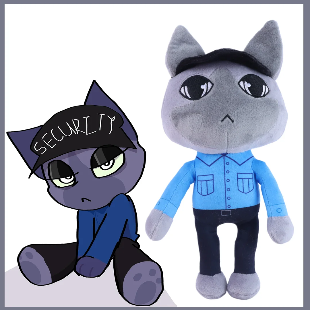 New Job Security Animal Hospital Plush Security Cartoon Stuffed Doll Game Anime Security Game Fans Holiday Xmas Gift