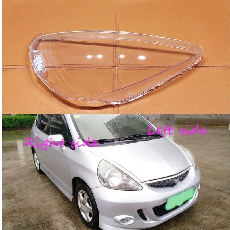 For Honda Fit Jazz Hatchback 2003 2004 2005 2006 2007 Car Headlamp Lens Replacement Headlight Shell Cover Headlight Glass