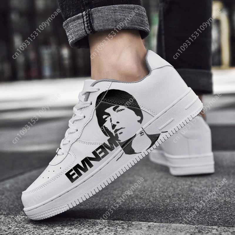 Eminem Shoes Men Women Design Personality Casual Shoes Male Platform Sneakers Boys Kateboarding 3d Graffiti