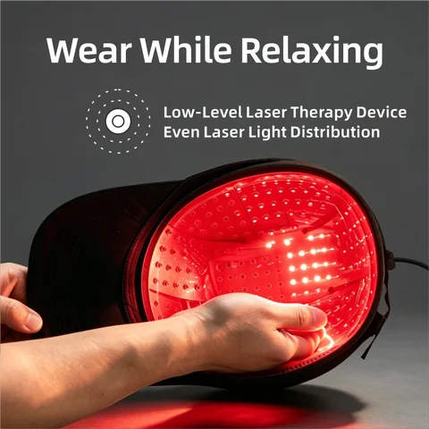 272 Laser Cap for Hair Growth Red Light Therapy Hair Hat 650nm Laser Diode Anti Stripping Auto Sensing