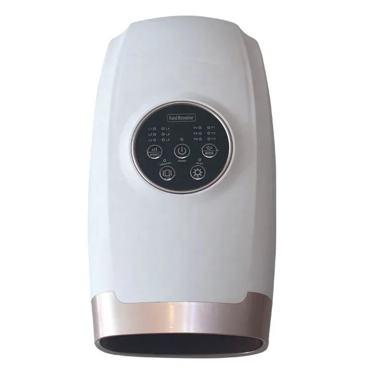 공기압 및 열 압축 핸드 마사지를 갖춘 전기 손 손바닥 손가락 마사지기