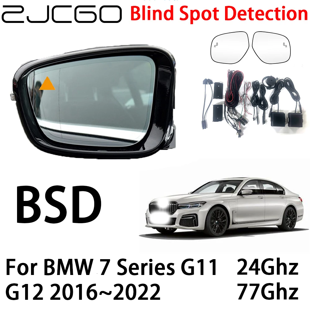 

ZJCGO Car BSD Radar Warning System Blind Spot Detection Safety Driving Alert for BMW 7 Series G11 G12 2016~2022