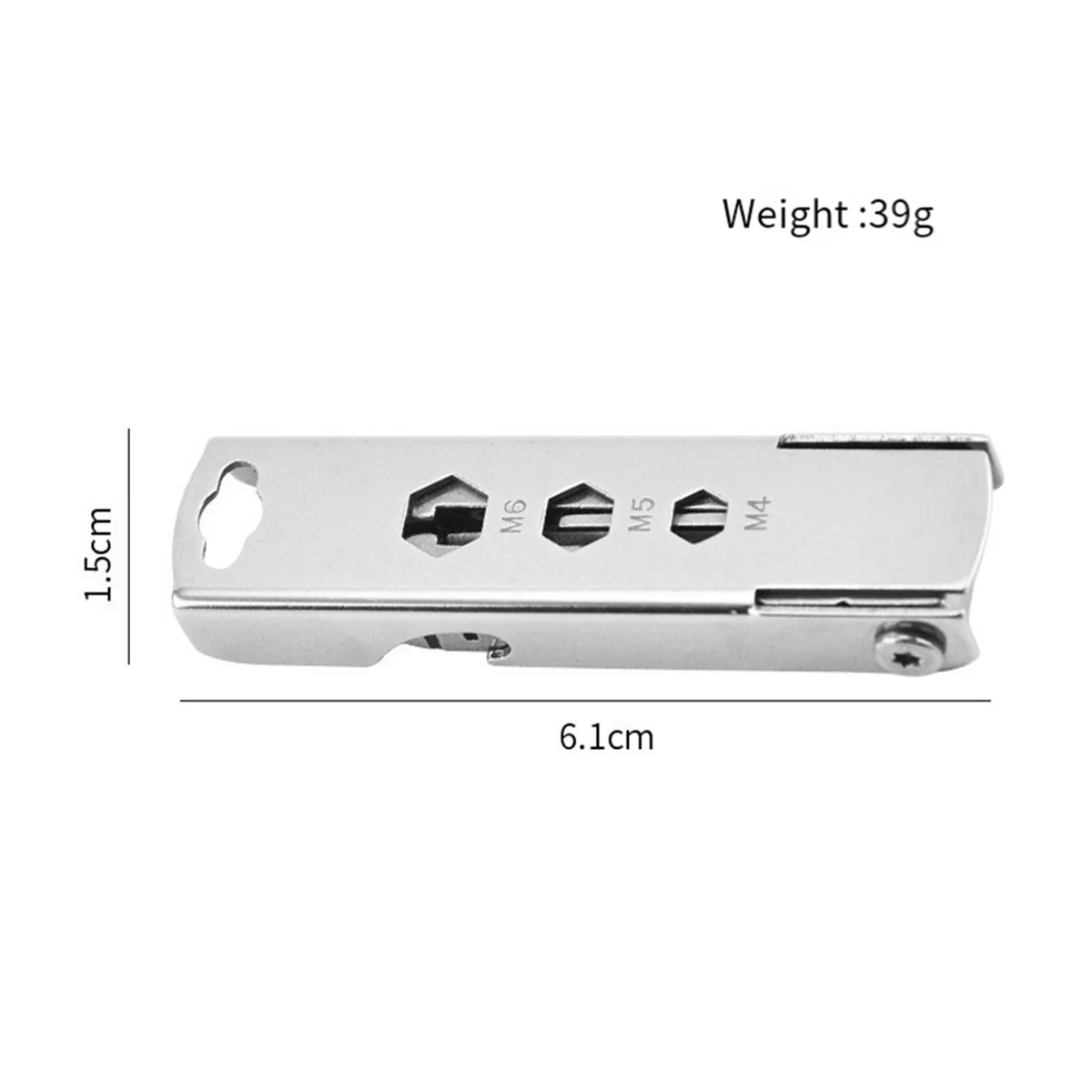A72P 11 w 1 Multitool Slot Screwdriver Bit Bottle Opener Card Removers Outdoor Folding Multi Tool Portable Keychain