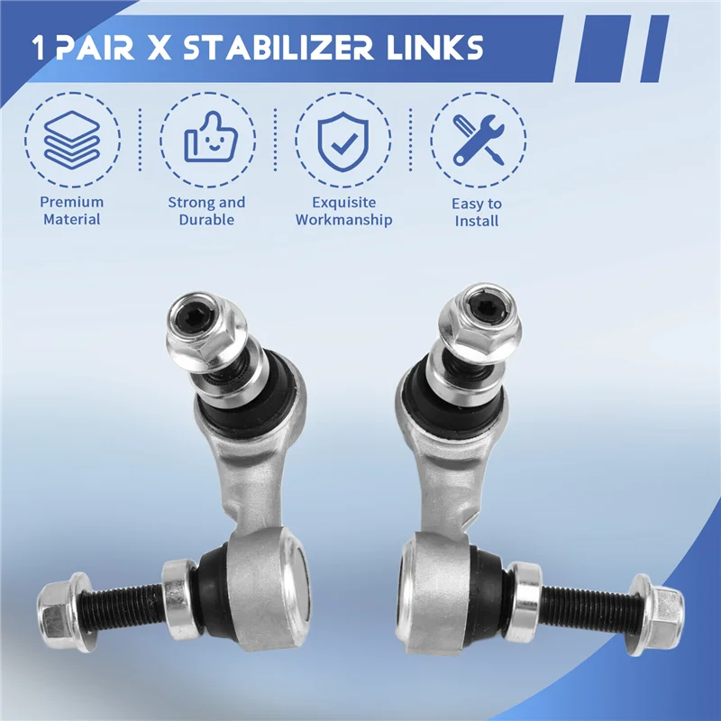 

A20K-1 Pair Sway Bar Links Stabilizer Links For Infiniti Ex35 Ex37 G25 G35 G37 M37 Q40 Q50 54618-JK53C 54668-JK53C