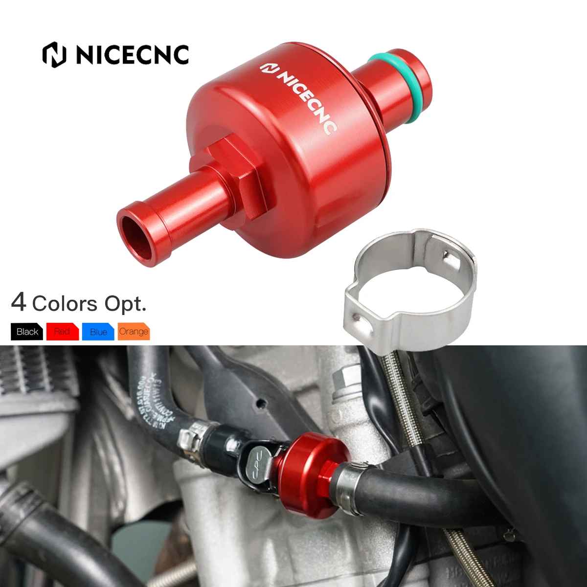 

NiceCNC For Beta RR 350 2016-2023 RR 390 430 480 RR 350 400 450 498 Racing Motorcycle Aluminum Fuel Filter For KTM EXC 300 TPI