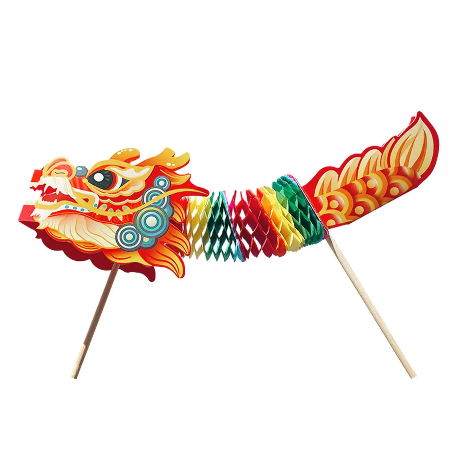 Chinese New Year Dragon Dance DIY Material Party Interesting Traditional Activities Family Reunion Parent Child Interactive Toy