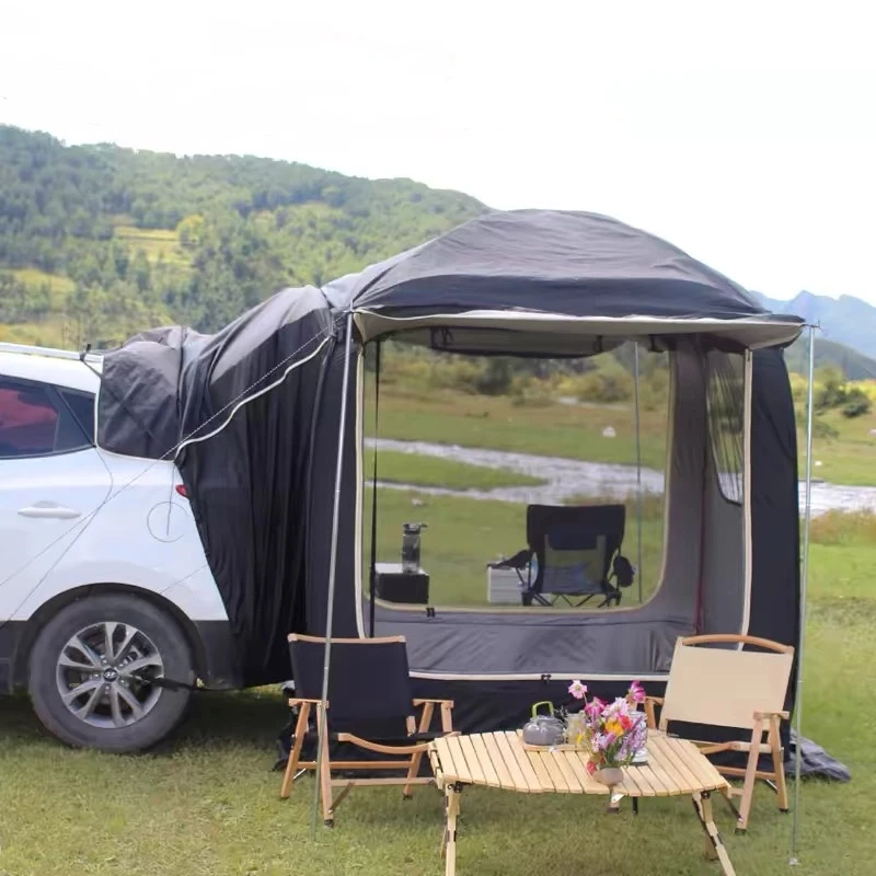

Outdoor Car Tail Automatic Tent, Self Driving Tour Extension, Car Tail Side Multifunctional Quick Opening Camping Sunshade Tent