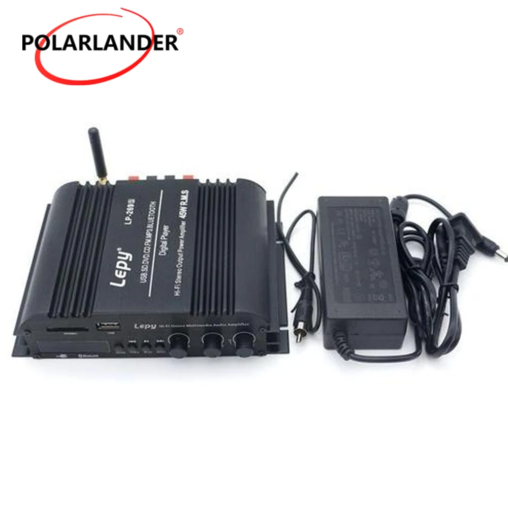 

Wireless Car Home Amplifier LEPY LP-269S Bluetooth 45Wx2 HiFi Digital Stereo USB SD FM Remote Control