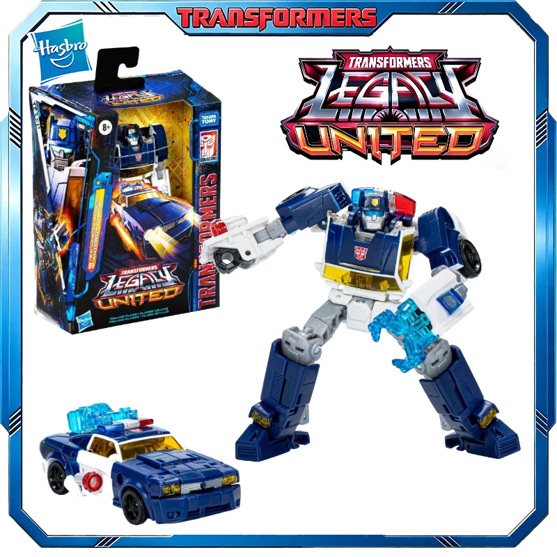 In Stock Hasbro Classic Transformers Toys Legacy United Deluxe Class Chase Action Figures Robot Toys Collectibles Gift Hobbies