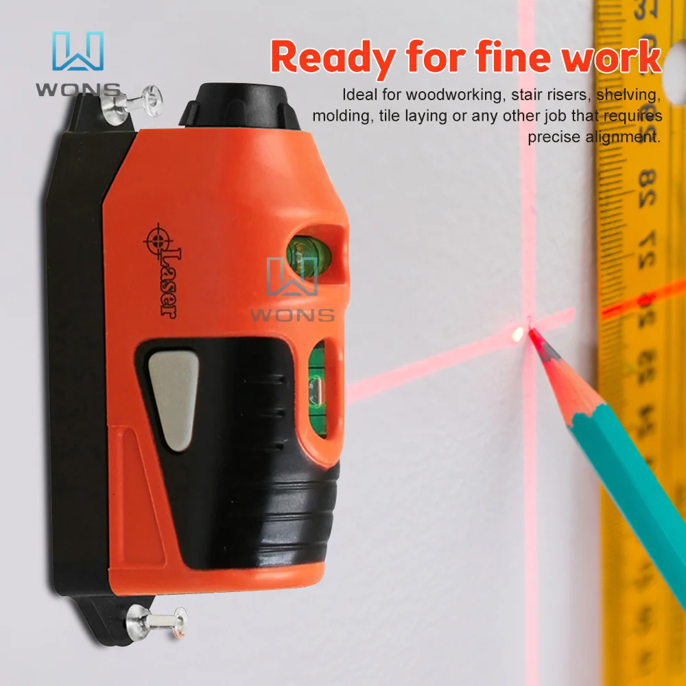 Multi-function Laser Level Vertical Infrared Laser Level Laser Stralght THE Laser Guided Level Line Measurement Gauge Tool