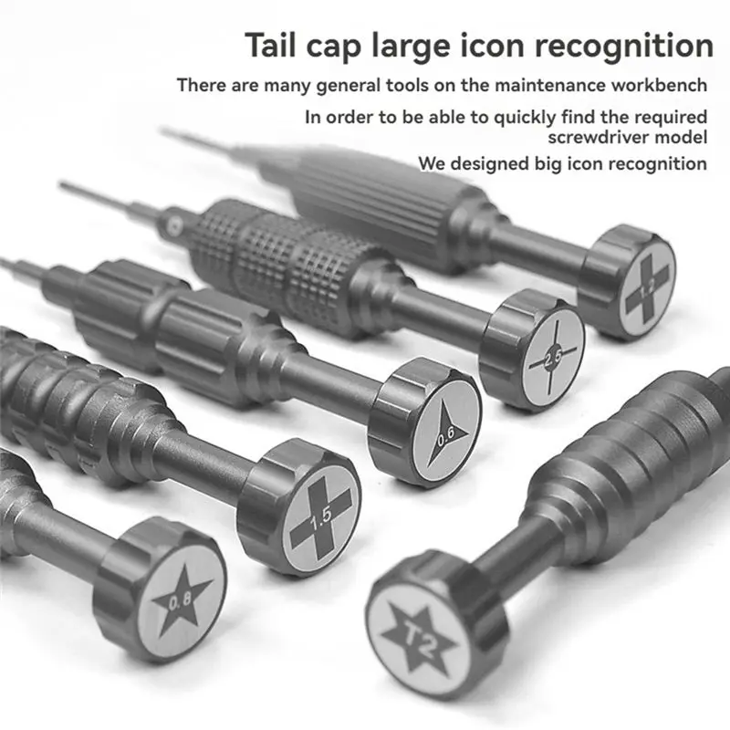 A36T-TE-674 High Hardness Screwdriver Kit Disassembly Tool Pentagonal Mobile Phone Watch Repair Opening Tool