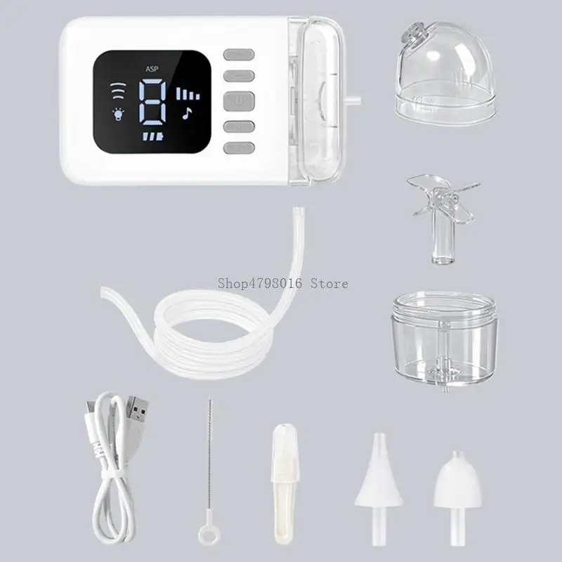 Electric Nasal Aspirator with Music Automatic Nose Cleaner 9 Gear Adjustable