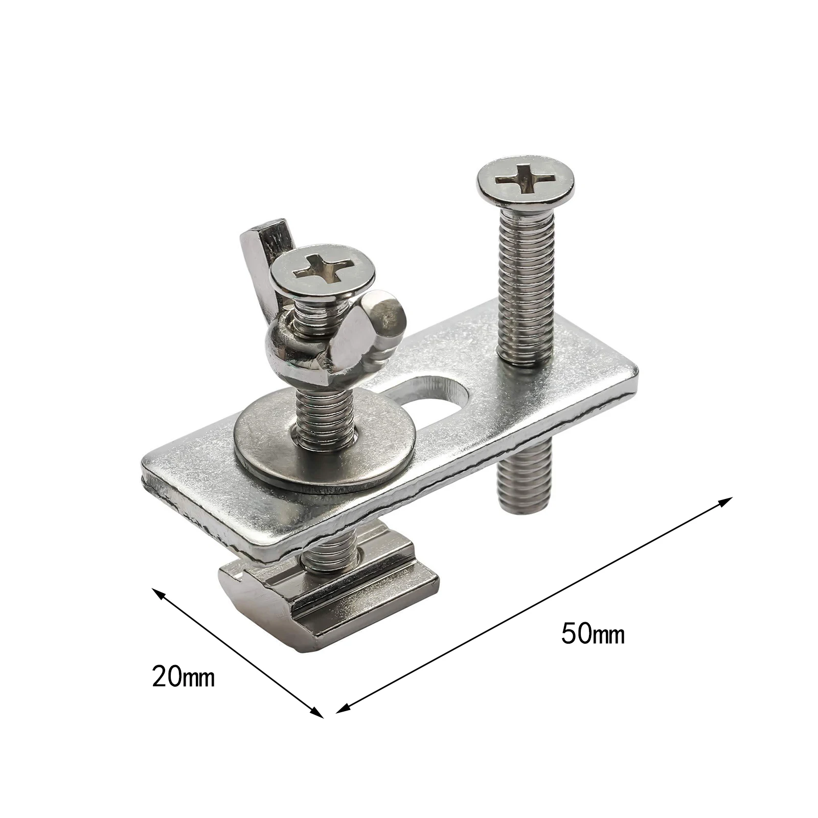 Engraving Machine Press Plate Clamp 4Pcs M6 T Track Hold Down Clamp for Table Saws Jigs Vertical Mills Routers Metalworking