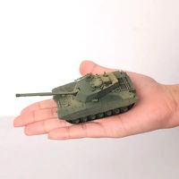 1/72 Scale Mini Plastic Assembled Tank Model Kit WWII Military Model Puzzles, M88A1G, M1A2, T55A, M4A3, M12, JSU152, M42, M1113A