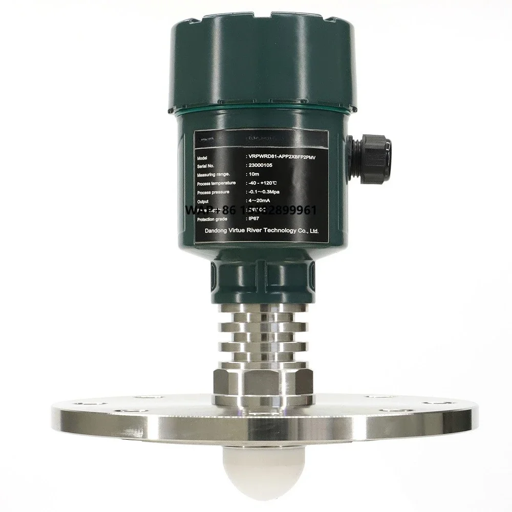 80GHz FMCW Radar Liquid Level Gauge Non Contact Type RS485 or HART for Fuel Oil or LPG Level Tanks