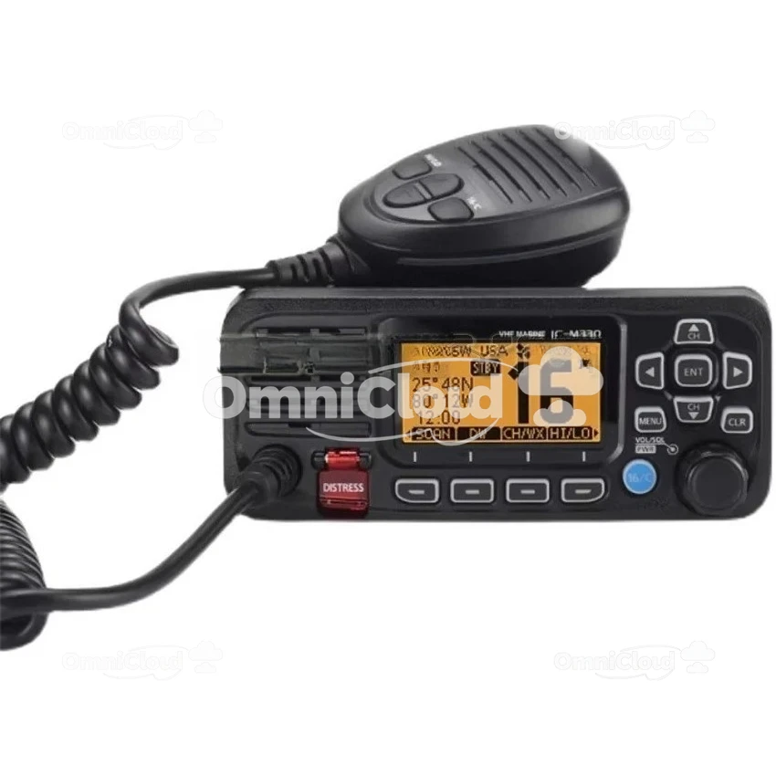 

IC-M330 IC-M330G с функцией GPS Высокопроизводительная компактная морская УКВ-радиостанция