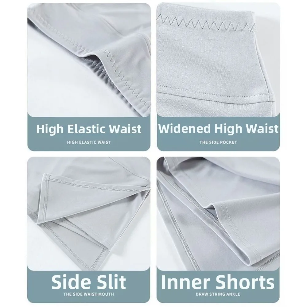 

Юбка-шорты Y2K с высокой талией для тенниса, эластичные облегающие брюки для йоги, быстросохнущие фитнес-штаны для женщин