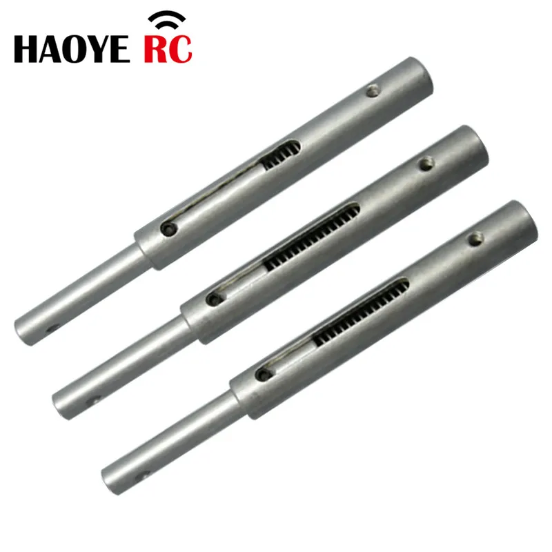 Haoye 3Pc Aluminum Alloy Light Anti-Vibration Landing Gear Legs Shock Absorber Straight Rod For RC Airplane Model Part Accessory