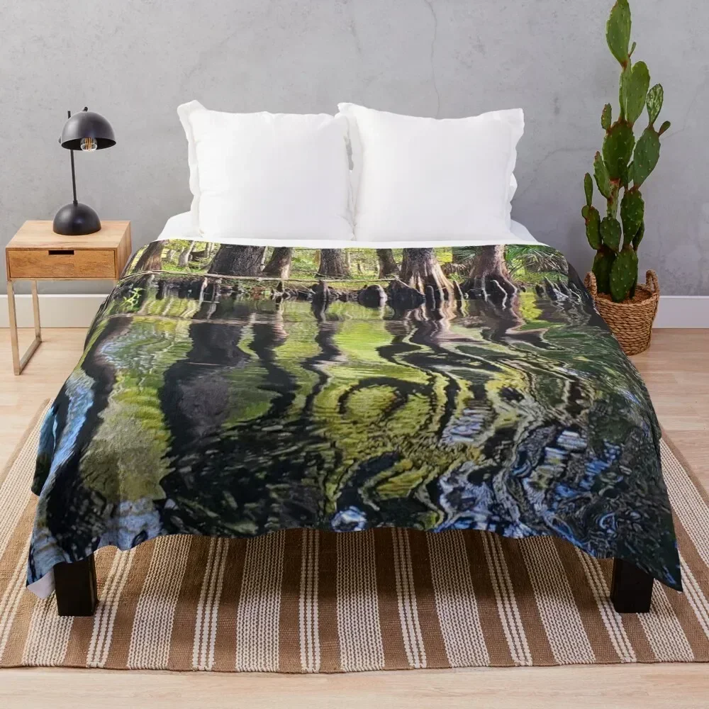 

Melted Time Throw Blanket Vintage Thermal Blankets