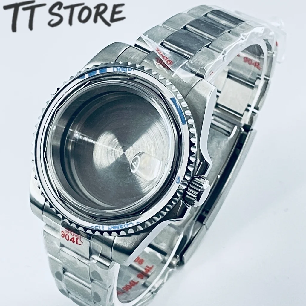 

Корпус для дайверских часов 40 мм для моделей SUB GMT NH34-NH72 ETA2824 PT5000 с браслетом из нержавеющей стали 904L, совместимый с инструментами для часовщиков