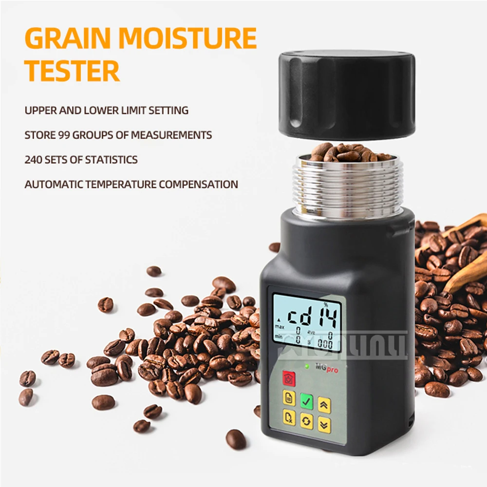 Intelligent Portable Grain Grain Moisture Meter Soybean Corn Sorghum Wheat Coffee Bean Moisture Meter