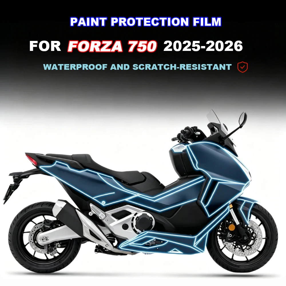 

Motorcycle PPF Paint Protective Films Scratch-resistant For Honda Forza 750 2025-2026 TPU Transparent Body Protection Film Kit