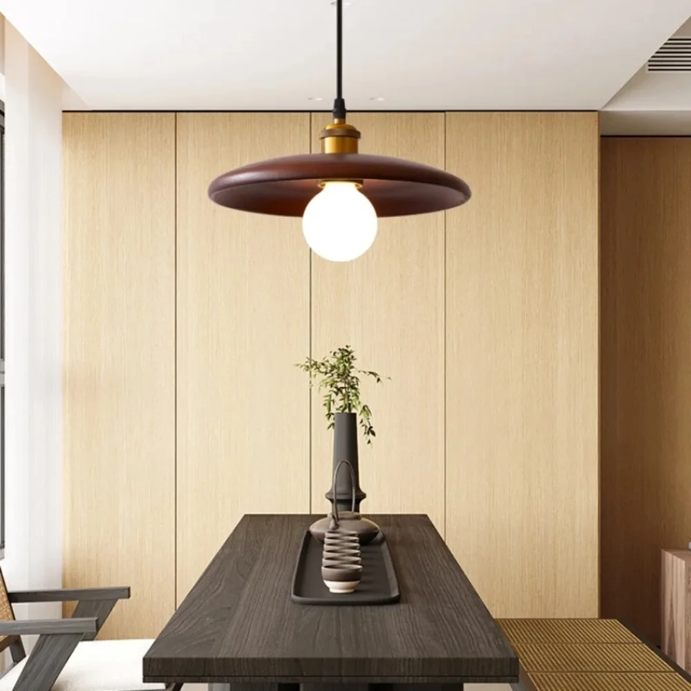 

Restaurant lamp, Chinese chandelier, solid wood homestay, tea room, bar lamp, Nordic bedroom, small chandelier