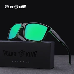 Polarking Brand New Polarized Sunglasses Transparent Frame Men Fashion Male Eyewear Sun Glasses Travel Fishing Oculos Shades