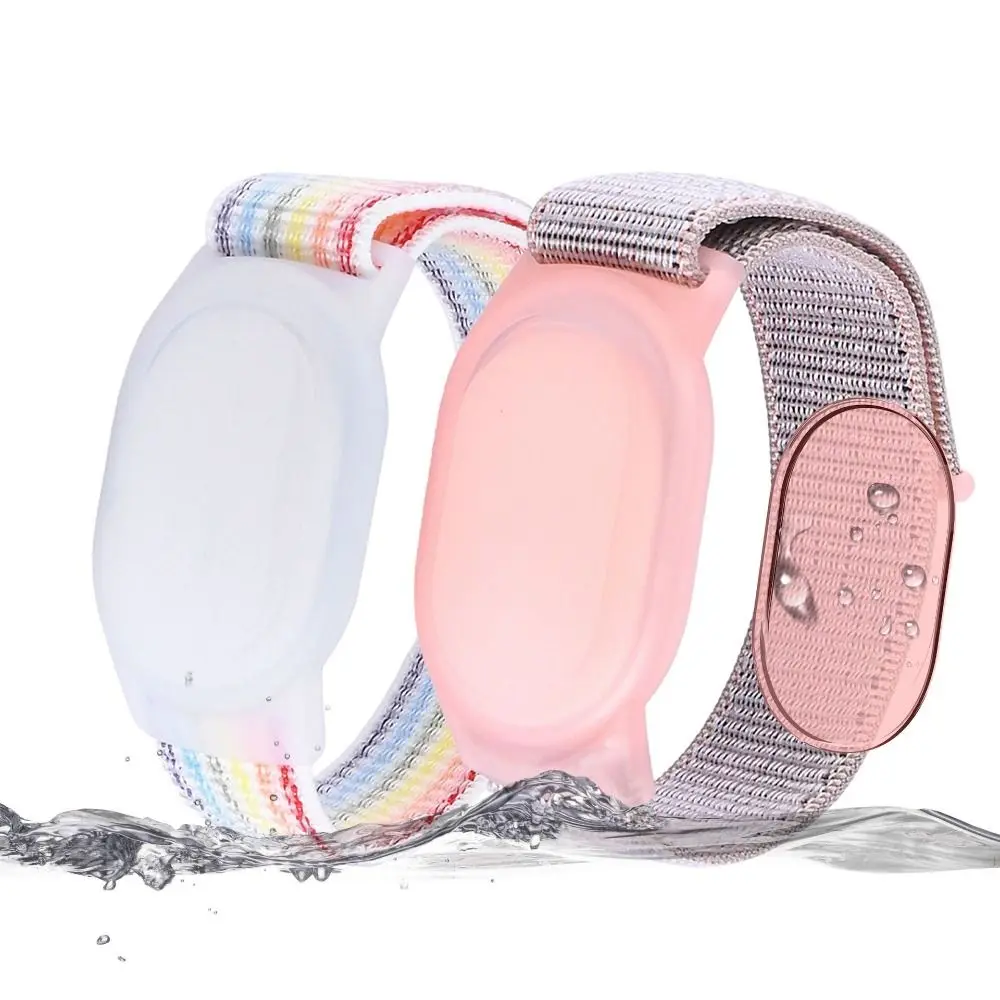 Soft TPU Case Nylon Strap Replacement Waterproof Bracelet Adjustable Unisex Wristband for Xiaomi Tag Tracker Accessories