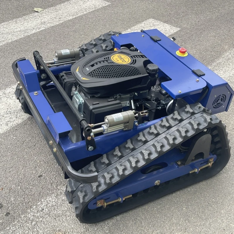 Prezzo all'ingrosso della fabbrica del tosaerba telecomandato del robot cingolato del robot del sarchiatore del raggio di svolta zero personalizzato da 500 mm