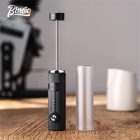 Bincoo mousseur à café USB Rechargeable 2 vitesses machine à mousse café lait mélangeur poignée électrique mélangeur batteur à oeufs outils de cuisine 2