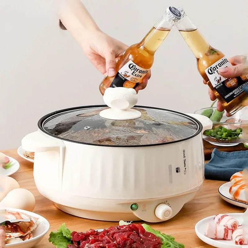 

Electric MultiCooker Multifunctional Rice Cooker Frying Pan Non-stick Cookware Multi Soup Hotpot for Kitchen 1.7L/2.7L/3.2L