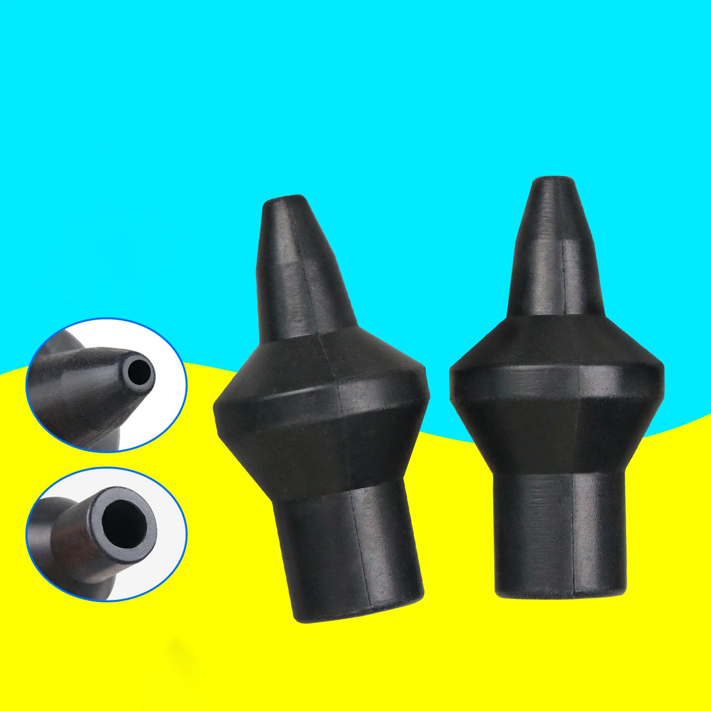 Smoke Leak Detector Rubber Connector Designed for Engine Pipe Interfaces with Resistance to Thermal Degradation