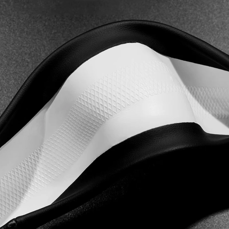 ل جديد GAC Aion I60 2025 2026 نابا الجلود غطاء عجلة القيادة سيارة رقيقة جدا المضادة للانزلاق مقبض السيارة يغطي الملحقات الداخلية #6