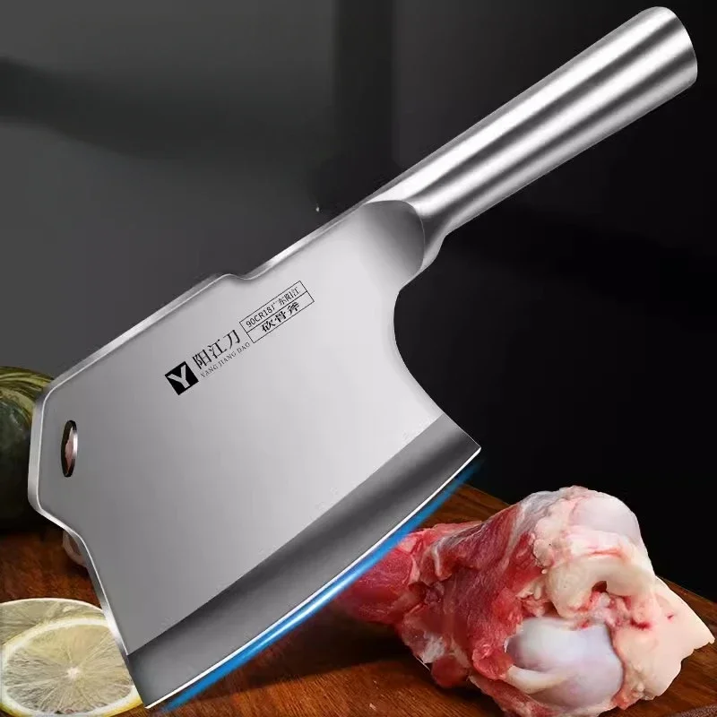 Seiko Kitchen knife High grade thickened boning knife Stainless steel commercial high hardness butcher axe New type knife