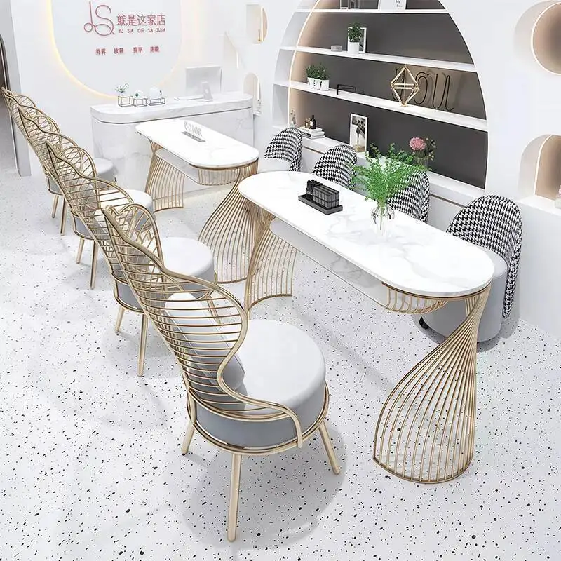 لوحة لباديكير مانيكير طاولة يدوية أثاث طاولة رجعي لصالونات التجميل مانيكير الأظافر كرسي الأظافر منظم اللوازم #2