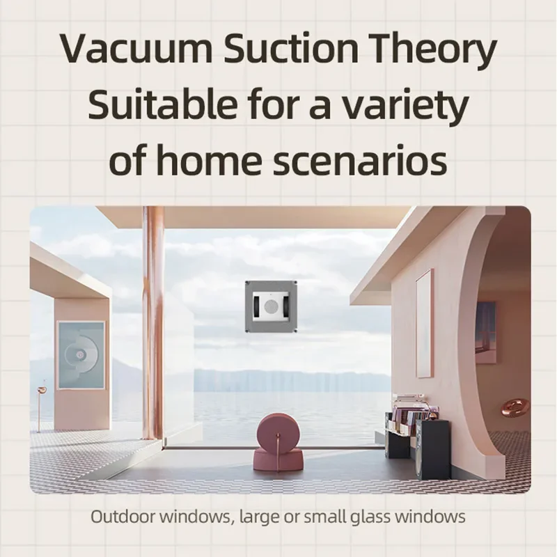 Water Spray Window Cleaning Robot Small Vacuum Cleaner Smart Home Appliances Glass Washer Automatic Window Cleaner