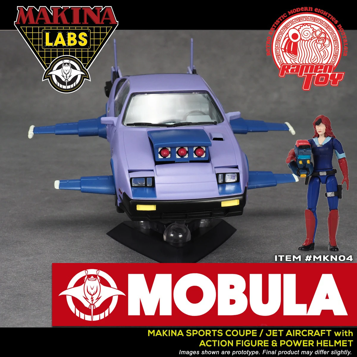 

HIPLAY Ramen Toy MKN04 MAKINA LABS MOBULA Action Figure