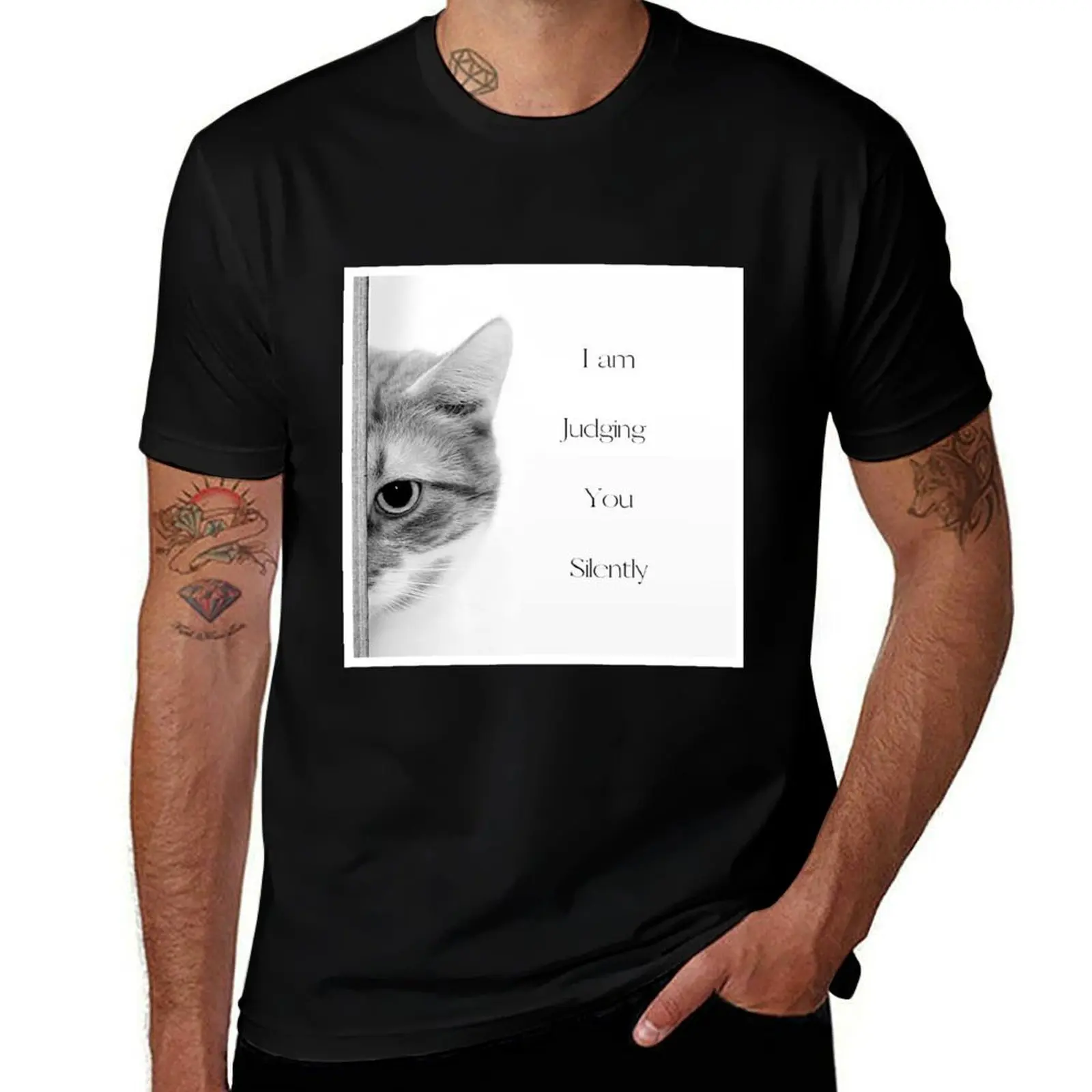 

I am judging you silently T-Shirt Streetwear Print Tee Shirt
