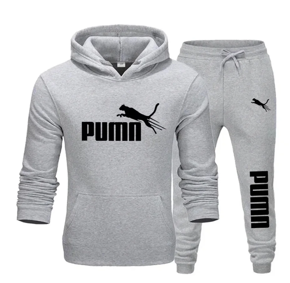 Nuovo autunno inverno uomo donna tuta felpe con cappuccio + pantaloni 2 pezzi set Suit Fashion Trend Hip Hop Y2K abbigliamento abbigliamento sportivo felpe