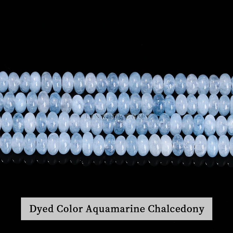4x2mm Naturstein Rosa Quarz Türkis Hellblau Schlangenhaut Stein Abacus Spacer Perle für Schmuckherstellung Halskette Armband