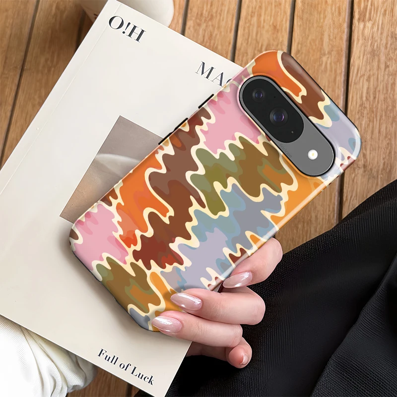 Fcicicase Acrylic Matte Phone Case For Google Pixel 10A 9 10 Pro XL 7A 8A 10 9 Pro 2 in 1 Double-layer Luxury Painting Cover - view 6