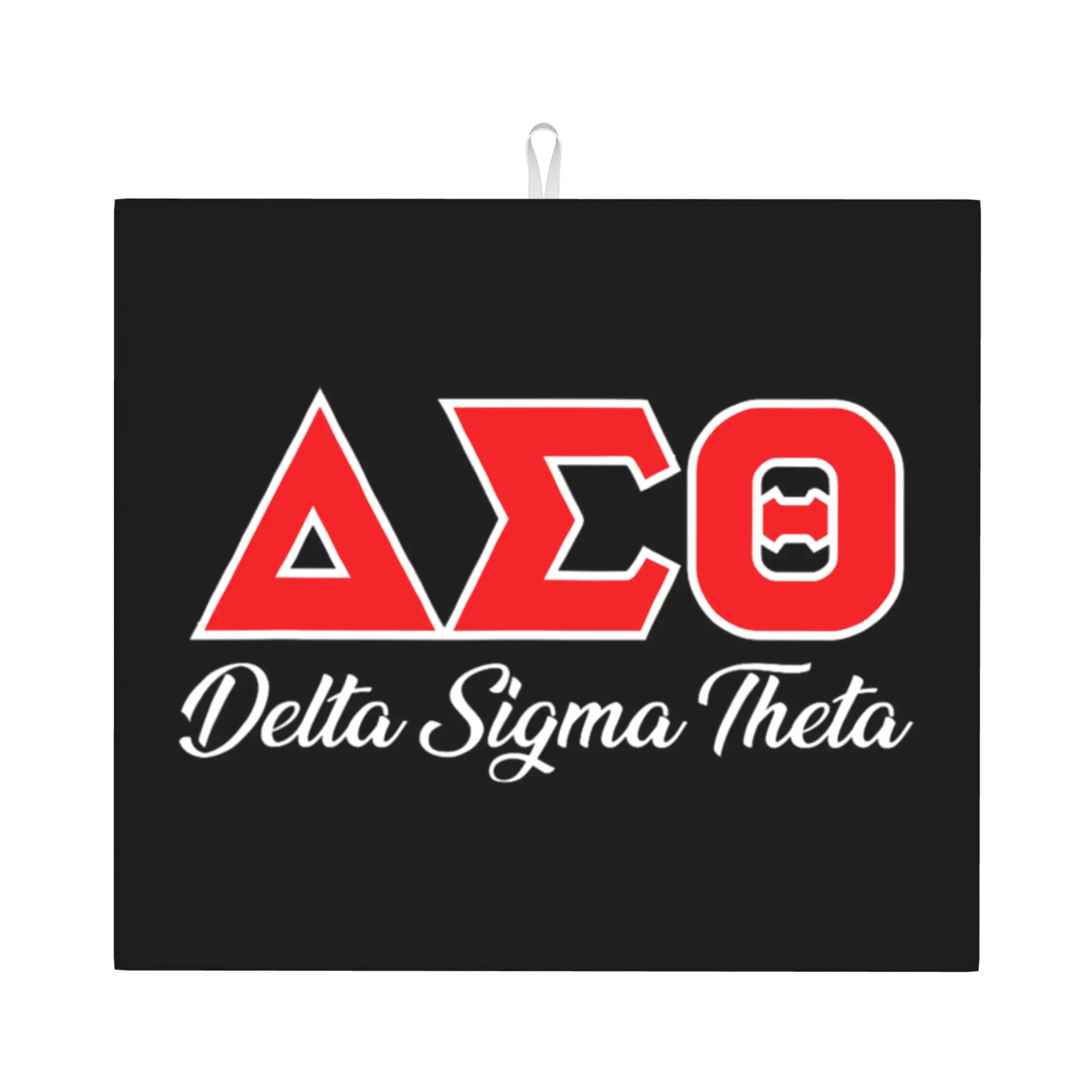 Delta Sigma Theta Sorority 1913 Drying Mat For Kitchen Waterproof Non‑Slip Oil Proof Reusable  Bathroom Countertop Protector Mat
